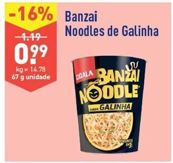ALDI Macarrão cigala promoção