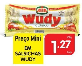 Minipreço Salsicha wudy promoção