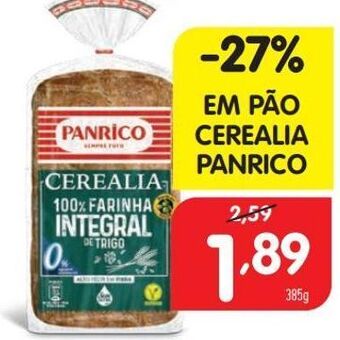 Minipreço Pão de forma panrico promoção