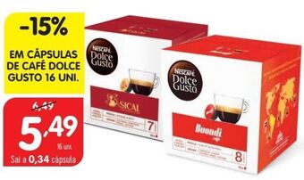 Minipreço Cápsulas de café dolce gusto promoção
