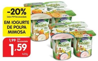 Minipreço Iogurte mimosa promoção