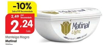 Minipreço Manteiga matinal promoção