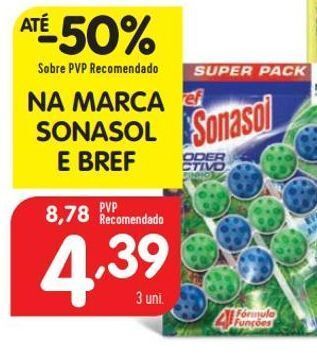 Minipreço Pastilhas para wc sonasol promoção