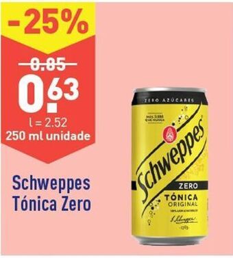 ALDI Água tônica schweppes promoção