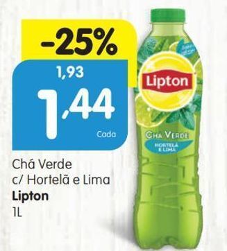 Minipreço Chá verde lipton promoção