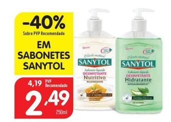 Minipreço Sabonete líquido sanytol promoção