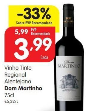 Vinho tinto dom martinho