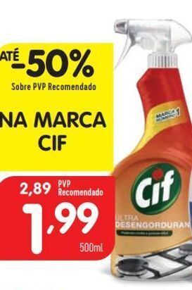 Minipreço Limpadores cif promoção