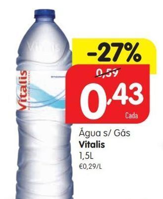 Minipreço Água vitalis promoção