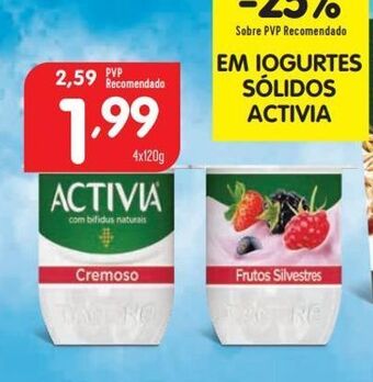 Minipreço Iogurte activia promoção