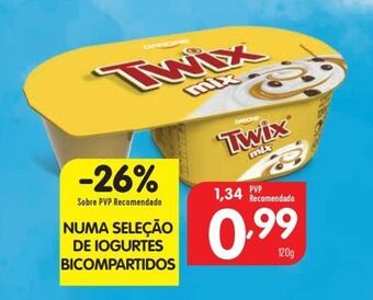 Minipreço Iogurte twix promoção