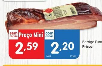 Minipreço Bacon prisca promoção