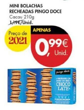 Pingo Doce Mini Bolachas Recheadas Pingo Doce 210g promoção
