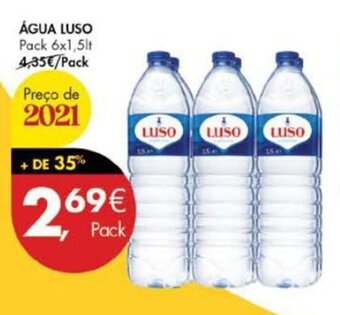 Pingo Doce Água Luso 6x1.5L promoção