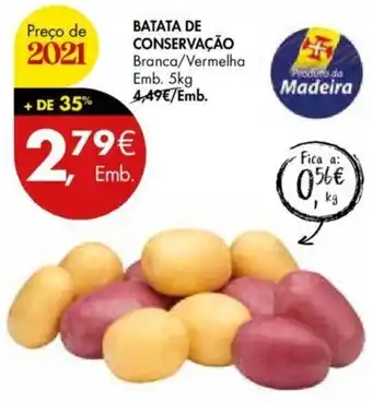 Pingo Doce Batata de Conservação 5kg promoção