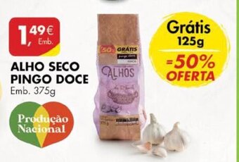 Pingo Doce Alho Seco Pingo Doce 375g promoção