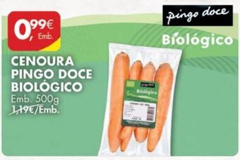 Pingo Doce Cenoura Pingo Doce Biológico 500g promoção