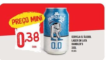Minipreço Cerveja sem álcool promoção
