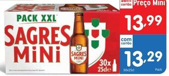 Minipreço Cerveja sagres mini promoção