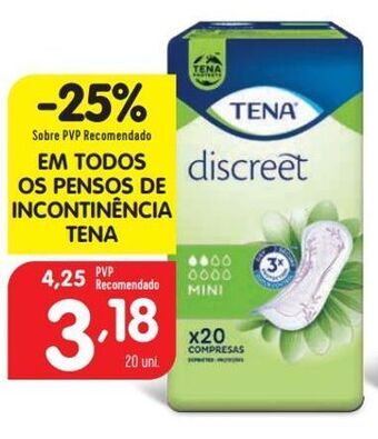 Minipreço Incontinência tena promoção
