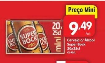 Minipreço Cerveja super bock promoção