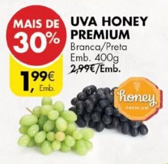 Pingo Doce Uva Honey Premium 400g promoção