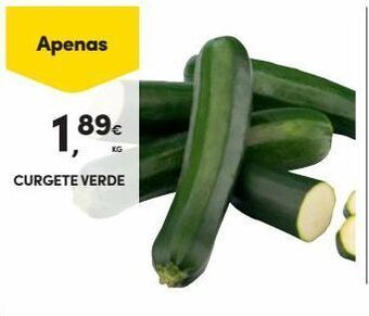 Continente Bom dia Curgete promoção