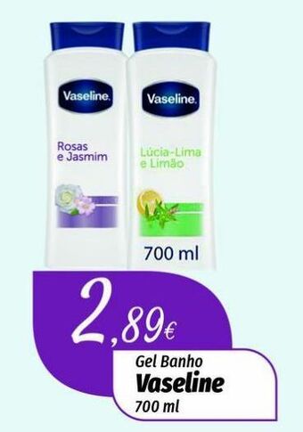 Miranda Supermercados Gel de banho vaseline promoção