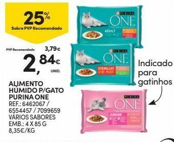 Continente Bom dia Ração para gatos purinaone promoção