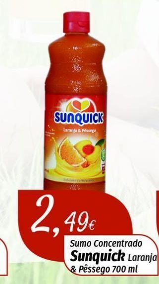 Miranda Supermercados Sumo sunquick promoção