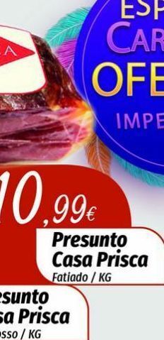 Miranda Supermercados Presunto promoção