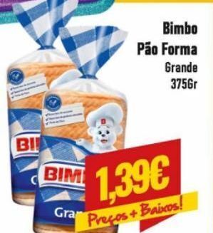 Belita Pão de forma bimbo promoção