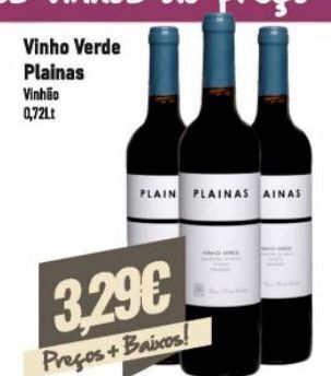 Belita Vinho verde promoção