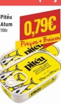 Belita Atum em lata pitéu promoção