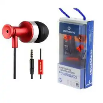 Auriculares com fio coolsound powerbass