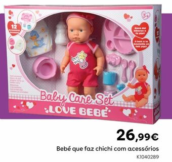 Toys R Us Bebé que faz chichi com acessórios promoção