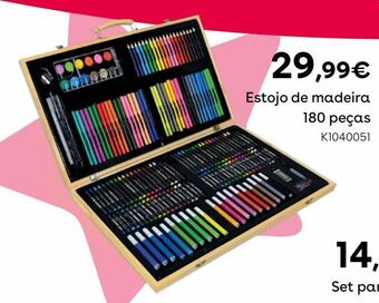 Toys R Us Estojo de madeira 180 peças promoção