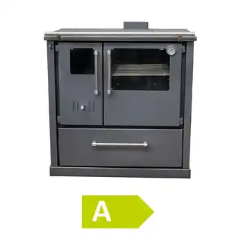 Bricomarché Fogão a lenha com porta de vidro 13.4kw promoção