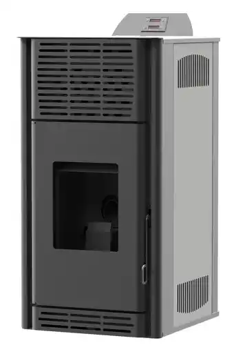 Estufa pellets 12kw cinza