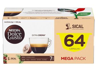 Auchan Cápsulas dolce gusto promoção