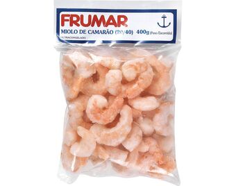 Auchan Miolo camarão selvagem 20/40 ultracongelado 400 gr promoção