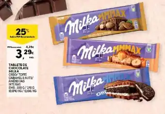 Continente Tablete de Chocolate Milka 300g/270g promoção
