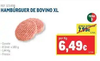 Makro Hambúrguer de Bovino XL promoção
