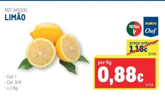 Makro Limão promoção