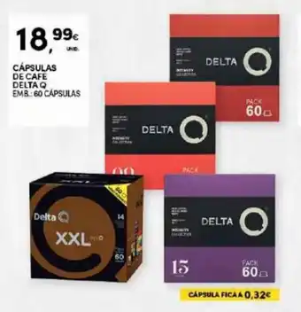 Continente Cápsulas de Café Delta Q 60 Cápsulas promoção
