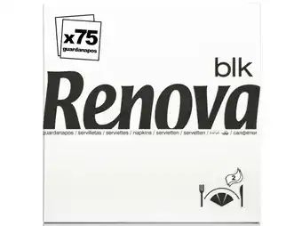 Auchan Guardanapos folha dupla renovablk 75un promoção