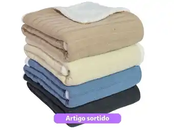 Auchan Manta malha actuel sorti 50%acril/50%poli 130x170 promoção
