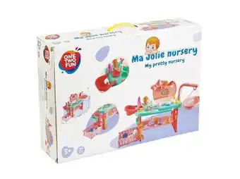 Auchan Mesa cuidados bebé one two funcom acessórios 92x30x55cm promoção