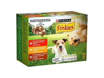 Auchan Comida húmida cão friskies promoção