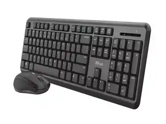 Auchan Teclado + rato s/ fios trust ody promoção